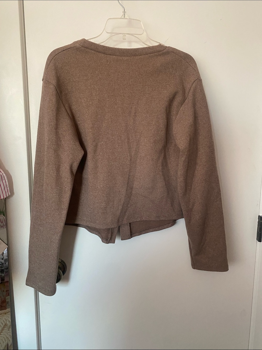 ZARA Brown Cardigan Sweater with Gold Buttons NWT! - Picture 6 of 6
